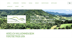 Desktop Screenshot of forst-jura.ch